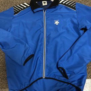 Vintage DESCENTE high low cycling windbreaker jacket, EUC! Size L Large